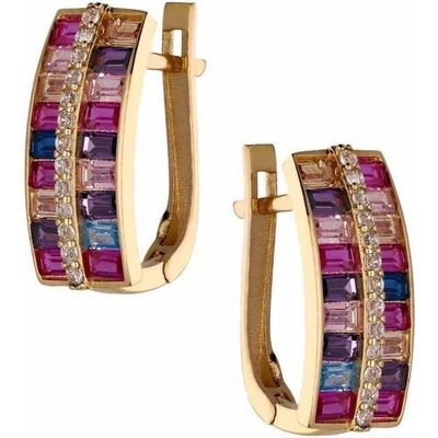 Zlaton náušnice žluté zlato 000041005248