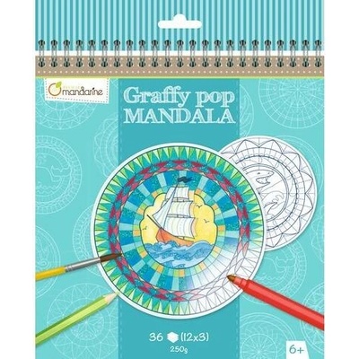 Omalovánky Mandaly pro kluky Avenue Mandarine