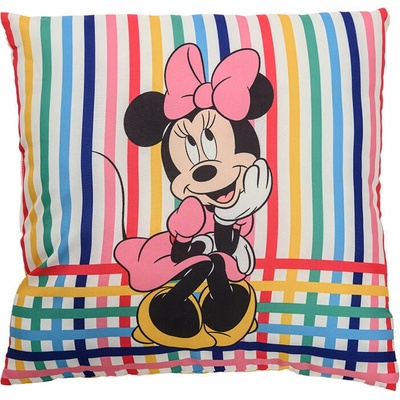 Textilomanie vankúš Mickey Mouse pruhy 40x40