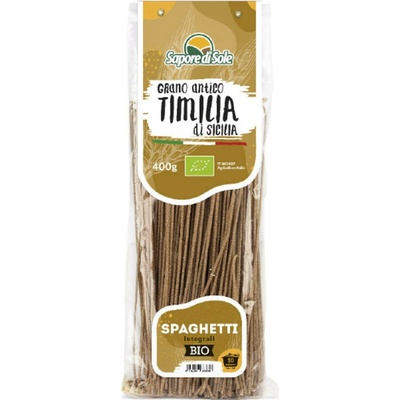 Sapore di Sole Bio Spaghetti Timilia celozrnné těstoviny z tvrdé pšenice 400 g