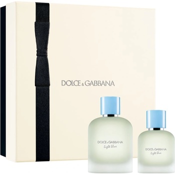 Dolce&Gabbana Light Blue Pour Homme EDT Duo Gift Set NEW подаръчен комплект за мъже