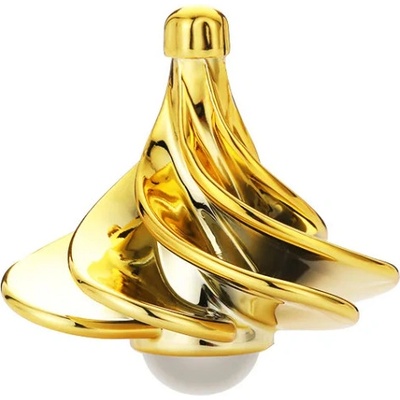 Káča foukací spinner zlatá