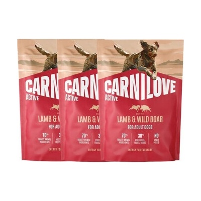 Carnilove Active Dog Lamb and Wild Boar Adult 3 x 1,5 kg