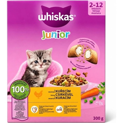 Whiskas Junior s kuřecím mäsom 300 g