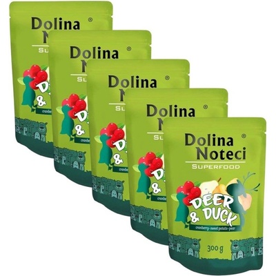 Dolina Noteci Superfood Adult Jeleň & Kačica 5 x 300 g