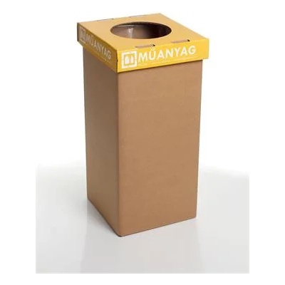 RECOBIN Кош за рециклирани отпадъци, 20 л, RECOBIN "Mini", жълт