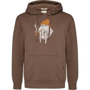 GreenBomb Мъжки суичър GreenBomb Smokey Walrus Joy Hoodie - Earth Wood (017-4697-0111)