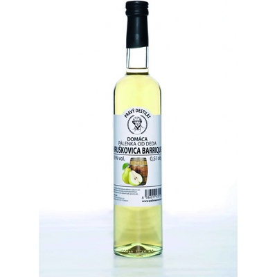 Samaria Ovocný Liehovar Domáca od Deda Hruškovica Barrique 50% 0,5 l (čistá fľaša)