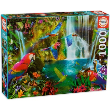 Image 1 of Educa Пъзел Educa от 1000 части - Тропически папагали (EDU18457)