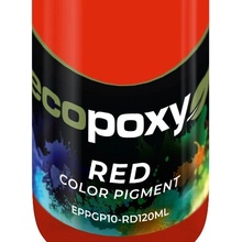 EcoPoxy Barevné pigmenty do pryskyřice červená 120 ml