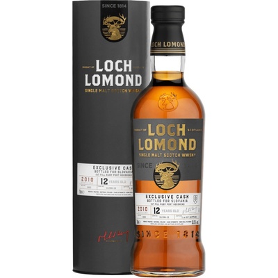Loch Lomond Slovakia Exclusive Cask Strength 12y 55% 0,7 l (tuba)