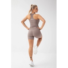 FeelJ! FeelJ Premium Ribbed kraťasy Push up Mocca