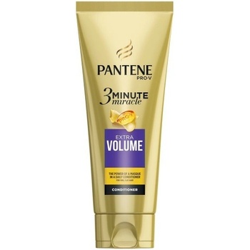 Pantene Pro V 3 Minute Miracle Extra Volume balzam jemné vlasy bez objemu 200 ml