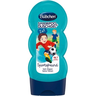 BÜBCHEN Kids šampon a sprchový gel 2v1 sport 230 ml