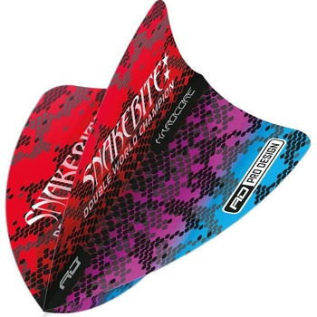 Red Dragon Freestyle Peter Wright Snakebite Multi Snakeskin, 100 mikrónové