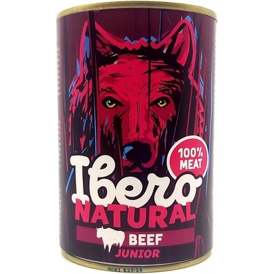 Ibero Natural Adult dog Junior beef 400 g