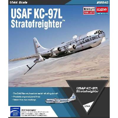 ACADEMY Model Kit letadlo 12640 USAF KC 97L Stratofreighter 1:144