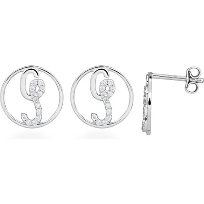 Silver Cat stříbrné náušnice SC531