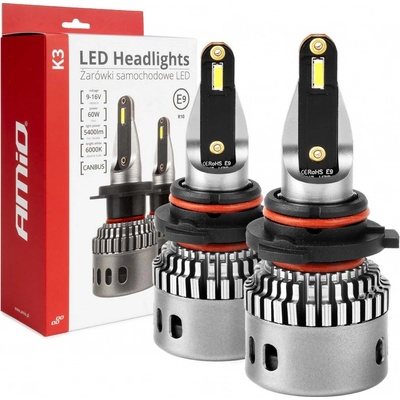 LED žiarovky hlavného svietenia LED AMiO Seria K3 HB4 12V 6000k canbus AMIO-03688