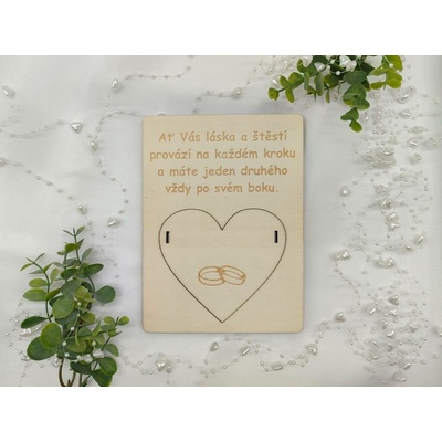 Svatební krabička na peníze velká D-decor