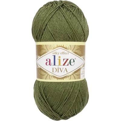 Alize Diva 273 army zelená
