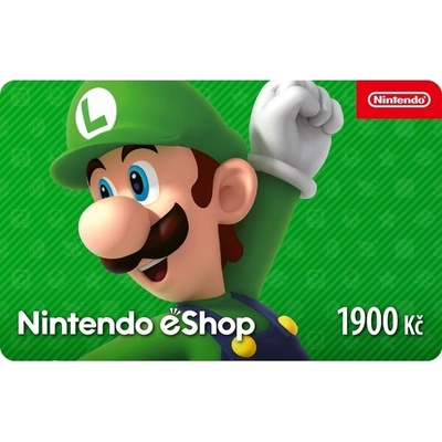Nintendo dárková karta 1900 Kč