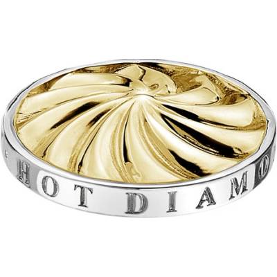 Hot Diamonds Přívěsek Emozioni Golden Windmill Coin EC016