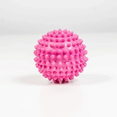 Yellowsport Masážna loptička SPIKY – mäkká - světle růžový 8 cm