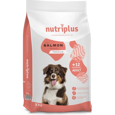 Nutriplus Adult Dog s lososem 2 x 3 kg
