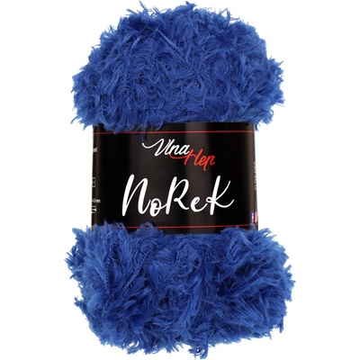 Vlna-hep Příze NoRek - nejen na medvídky (chlupatá) Norek: 41277 Modrá - indigo
