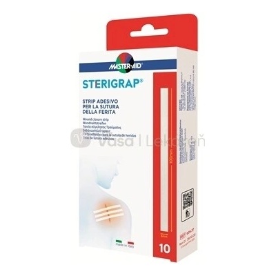 Master Aid Sterigrap Sterilné náplasťové stehy 100 x 6 mm
