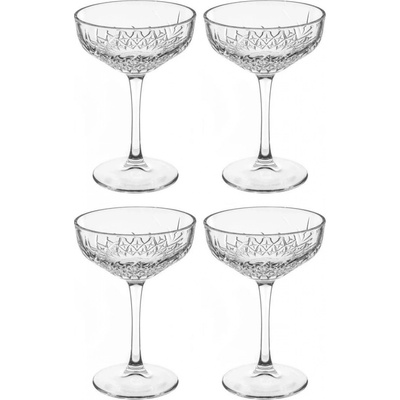 Secret de Gourmet Sklenice na šampaňské 4 kusy transparentní 250 ml
