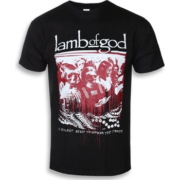 ROCK OFF тениска метална мъжки Lamb of God - Достатъчно е Достатъчно - ROCK OFF - LAMBTS05MB