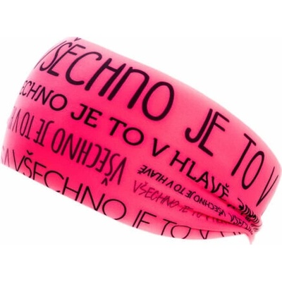 bjež Active HEAD neon pink