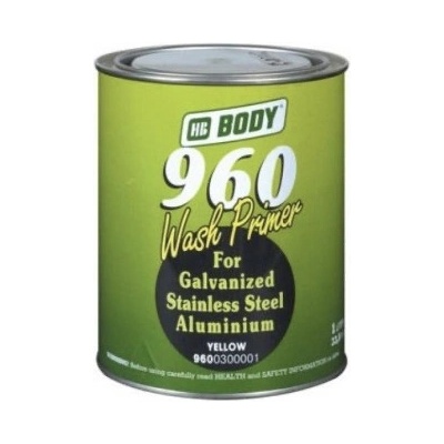 HB Body 960 Wash Primer Reaktivní základ, světe žlutý 1L
