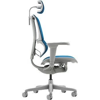 Ергономичен стол Carmen ULTRA - сива рамка - син (B3520675)