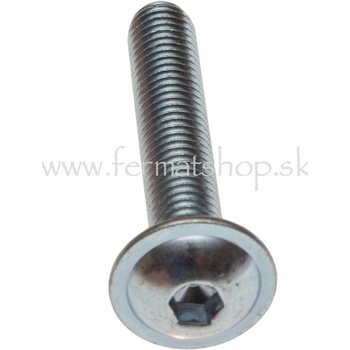 Polguľatá hlava M8x50 ISO 7380 flzn