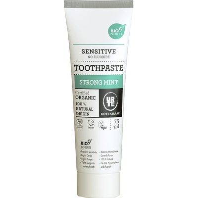 Urtekram na citlivé zuby strong mint 75 ml