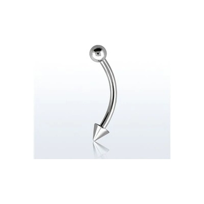 Piercingate piercing do obočí kulička a hrot POB00211