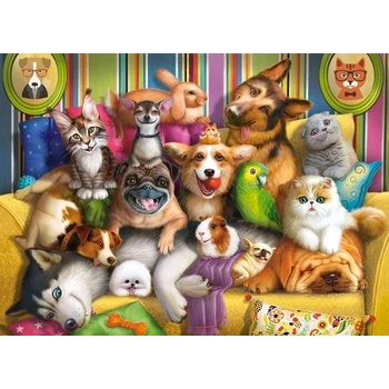 Image 1 of Castorland - Puzzle Playful Pets - 40 - 99 piese