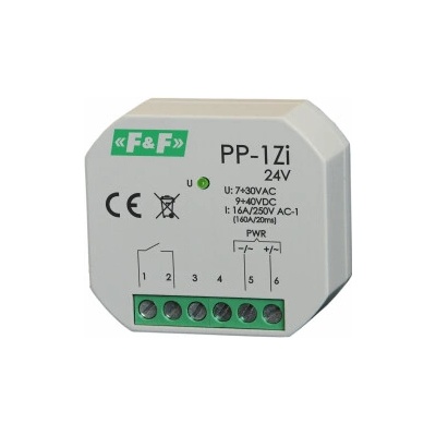 F&F Elektromagnetické relé 1Z 16A P/T - PP-1ZI 24V