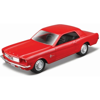 Maisto Ford Mustang 1965 červená 1:43
