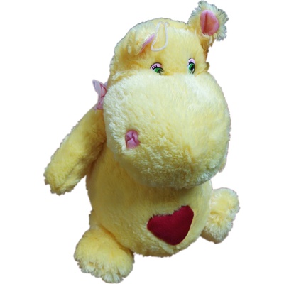 Hermès Хипопотам със сърце 40см. , плюшена играчка