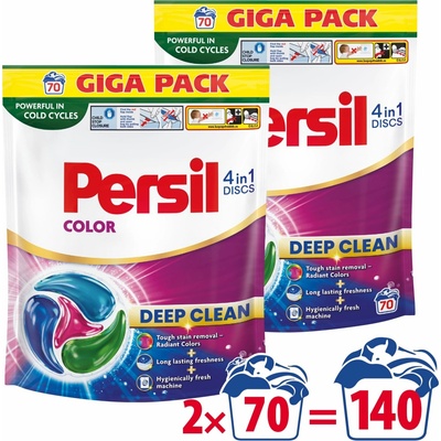Persil Color Deep Clean prací kapsule 2 x 70 PD