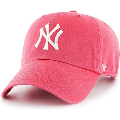 47 brand Шапка 47 brand New York Yankees в розово с апликация (B.RGW17GWSNL.BE)