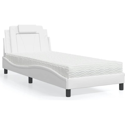 vidaXL 11461.3208755 Postel Viana s matrací bílá umělá kůže