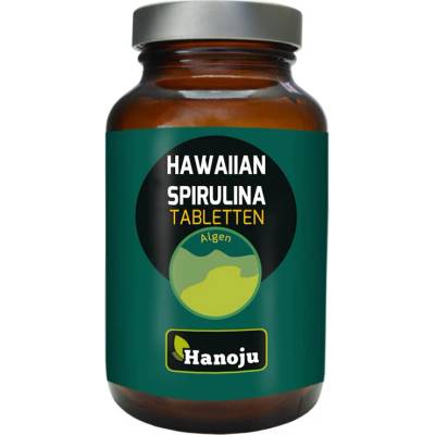 Hanoju Хавайска спирулина - Имунна подкрепа, енергия и детокс, 495 mg, 250 таблетки (781056 (5410125) HANOJU)