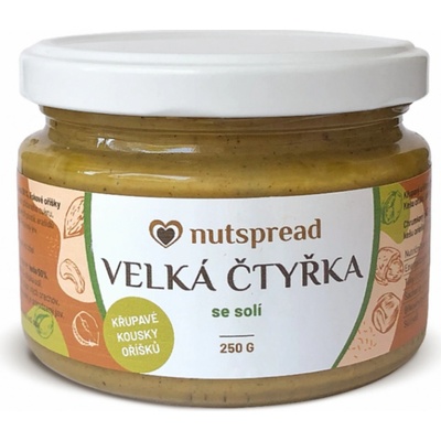 Nutspread Veľká štvorka so soľou 250 g