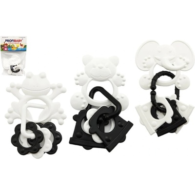Profibaby zvířátka s přívěsky černobílá – Zbozi.Blesk.cz