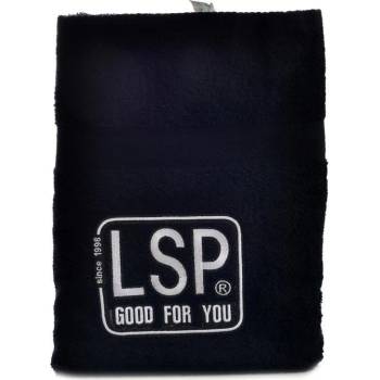 LSP nutrition Velká osuška černá s logem LSP 140 x 70 cm